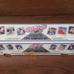 Upperdeck baseball cards 1991 complete set MLB